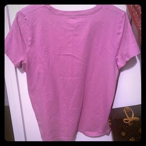 Purple pink tee